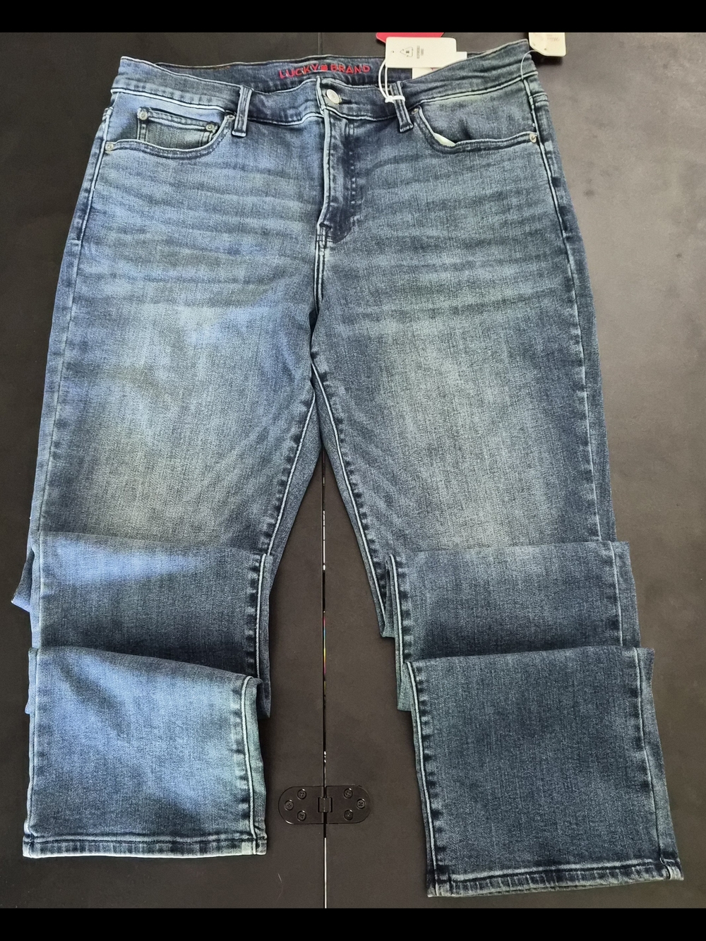 Lucky Brand Medium Blue Straight Leg Jeans